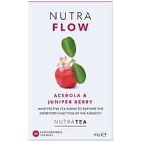 NutraFlow Urinary Tract Health Tea - Acerola & Juniper Berry